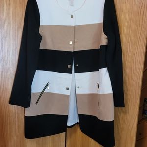 Chico's jacket, sz 2, 3/4 length